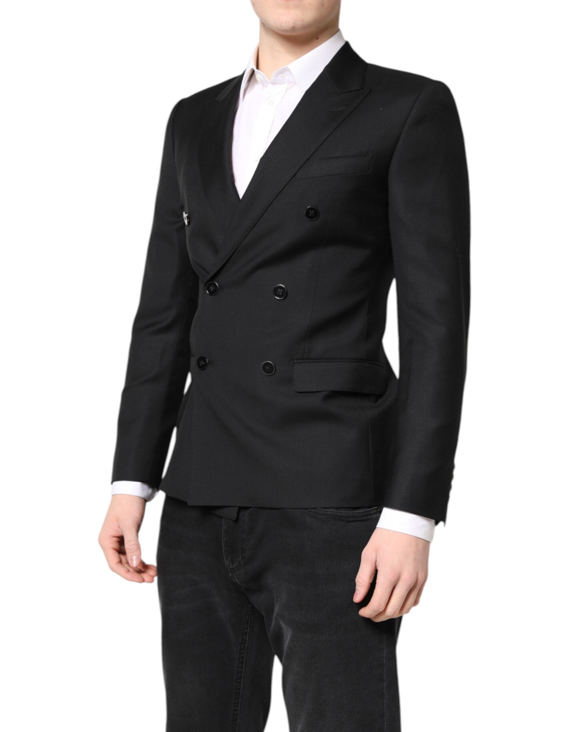 Zwarte MARTINI Double Breasted Blazer
