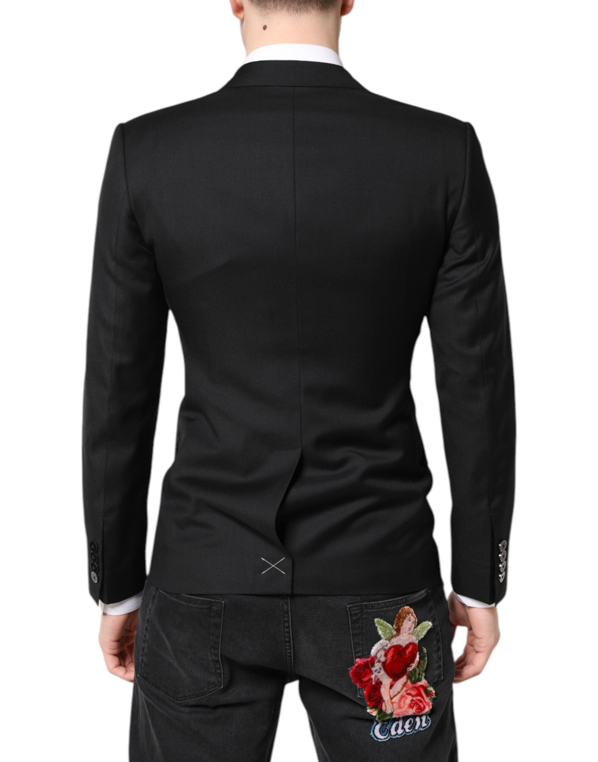 Zwarte MARTINI Double Breasted Blazer