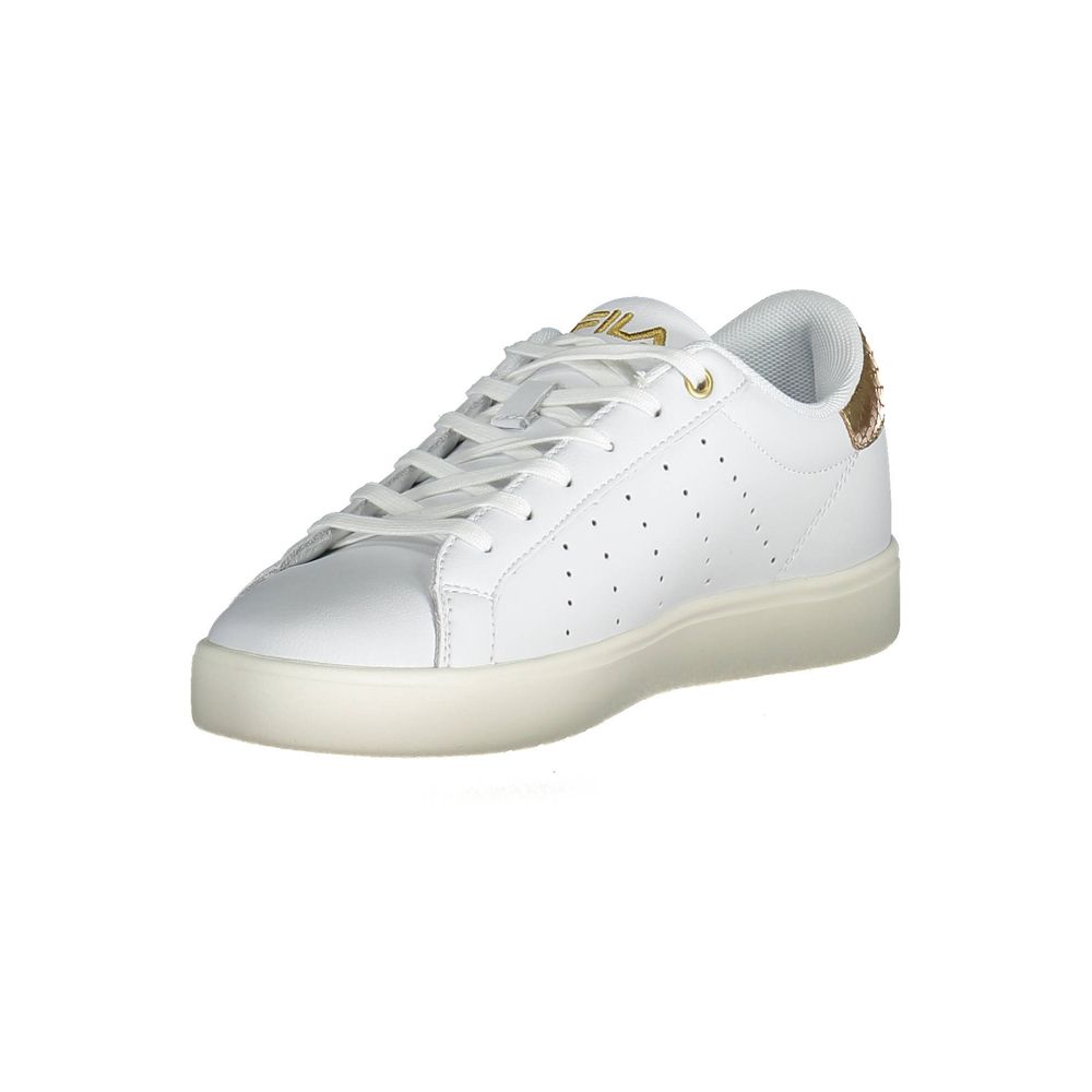 Witte leren damessneaker