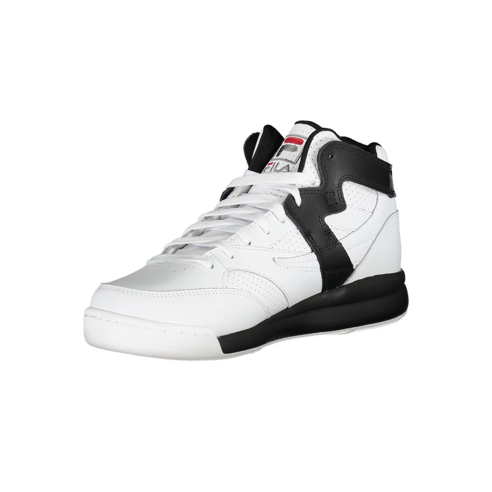 Hoge atletische veterschoenen met contrasterende details