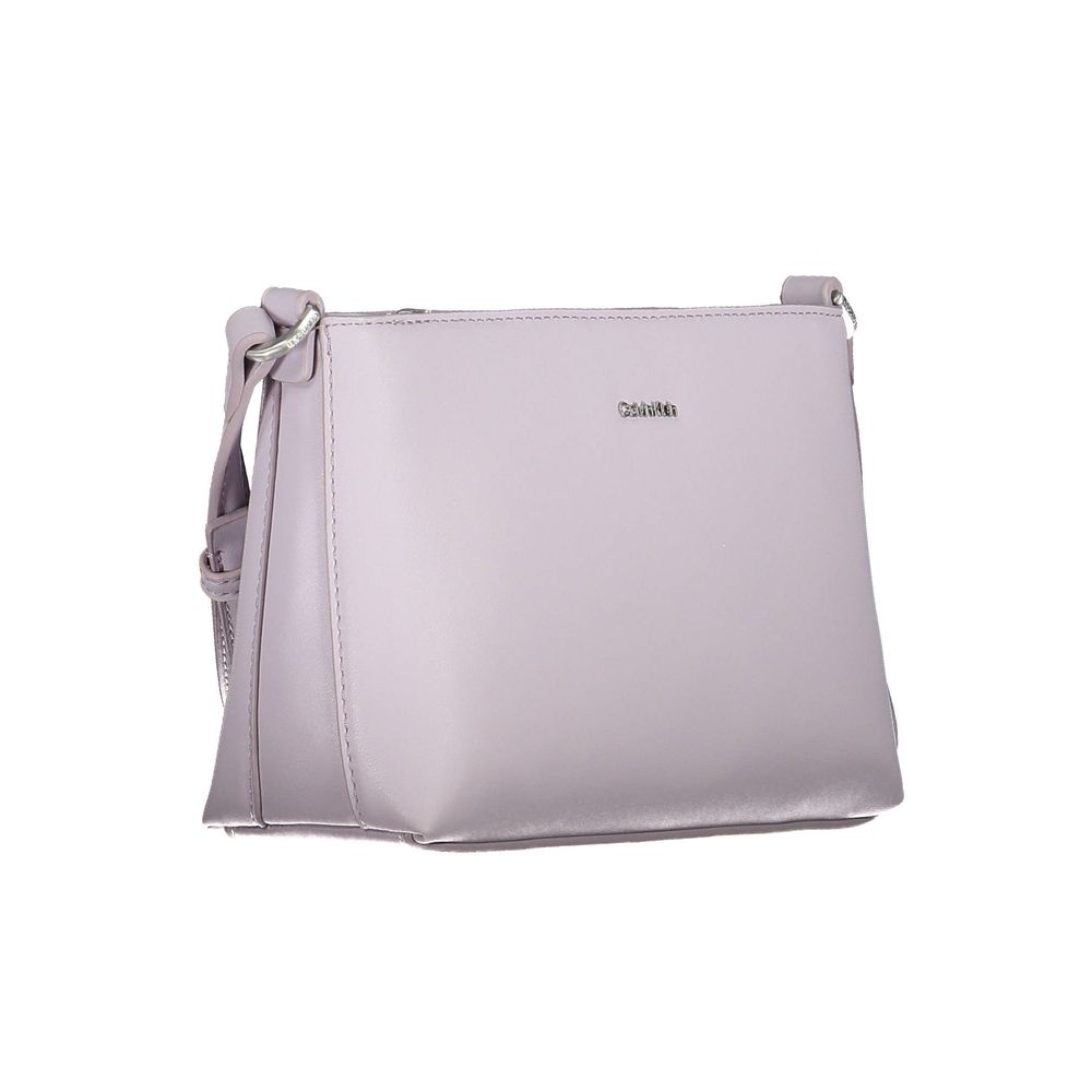 Paarse polyester handtas