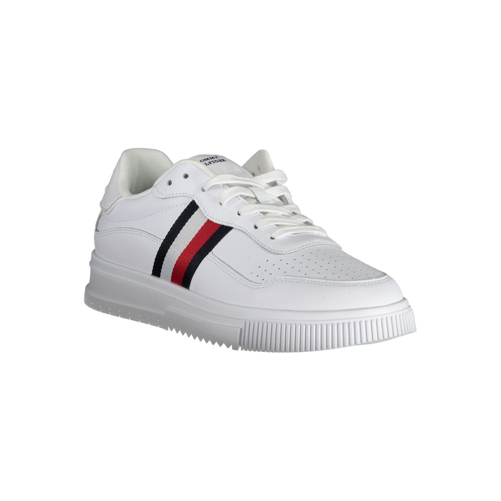 Witte leren herensneaker