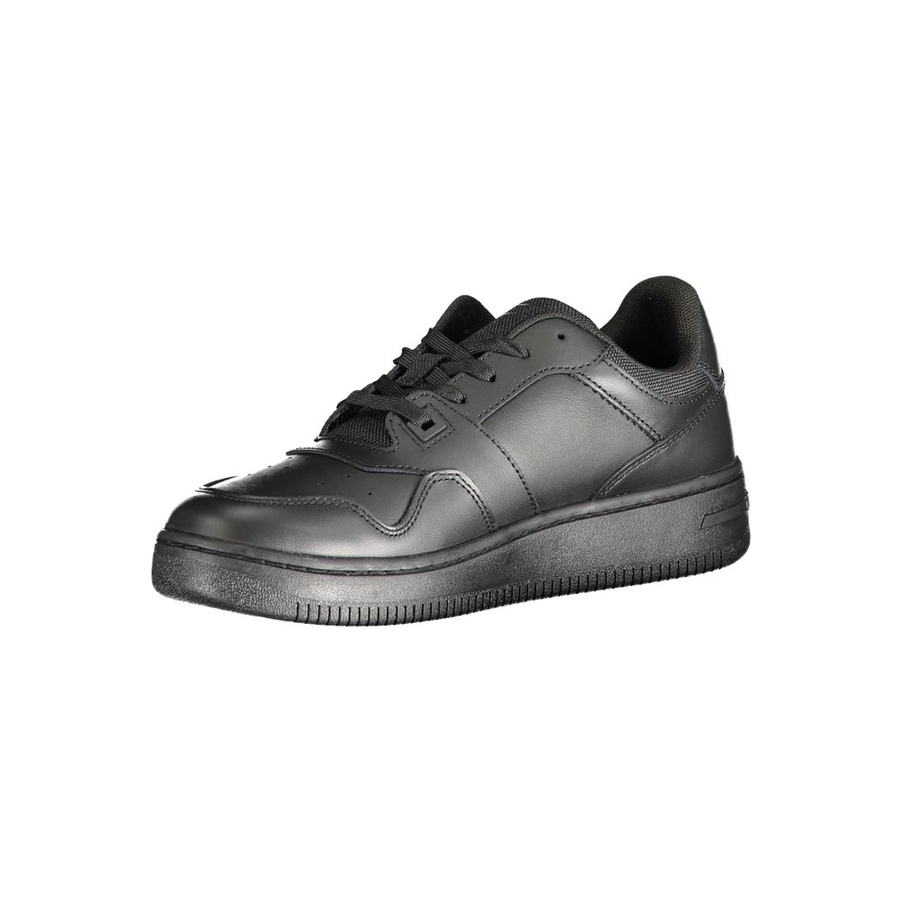 Zwarte polyester sneaker