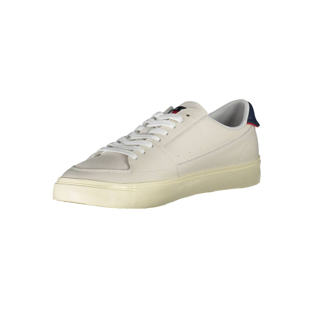 Witte leren herensneaker