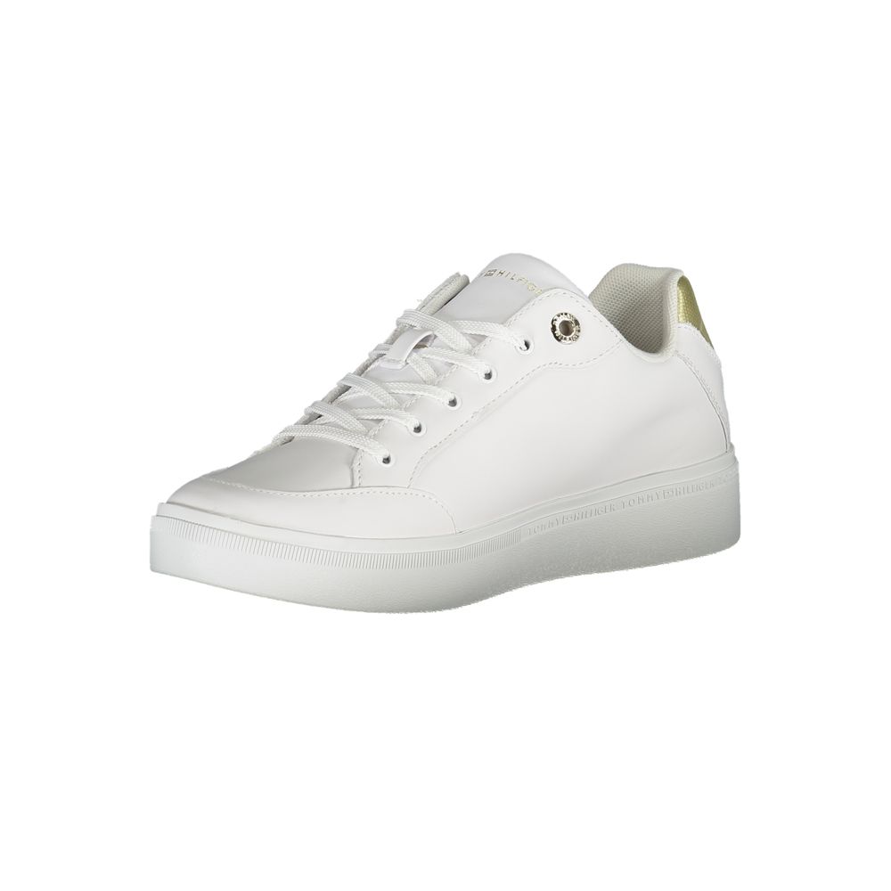 Witte leren damessneaker
