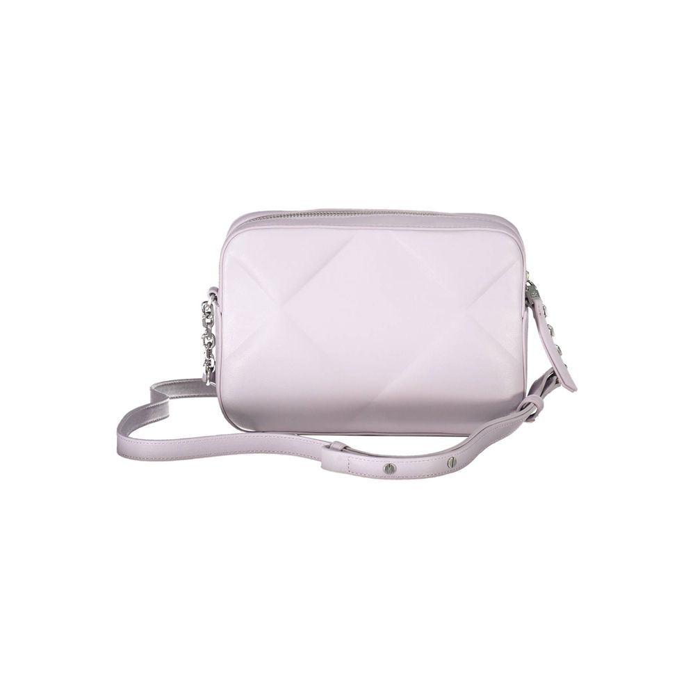 Paarse polyester handtas