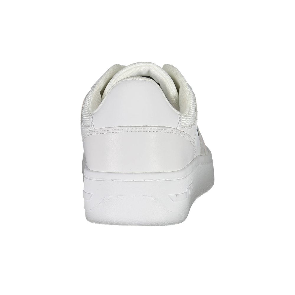 Witte damessneaker van gerecycled polyester