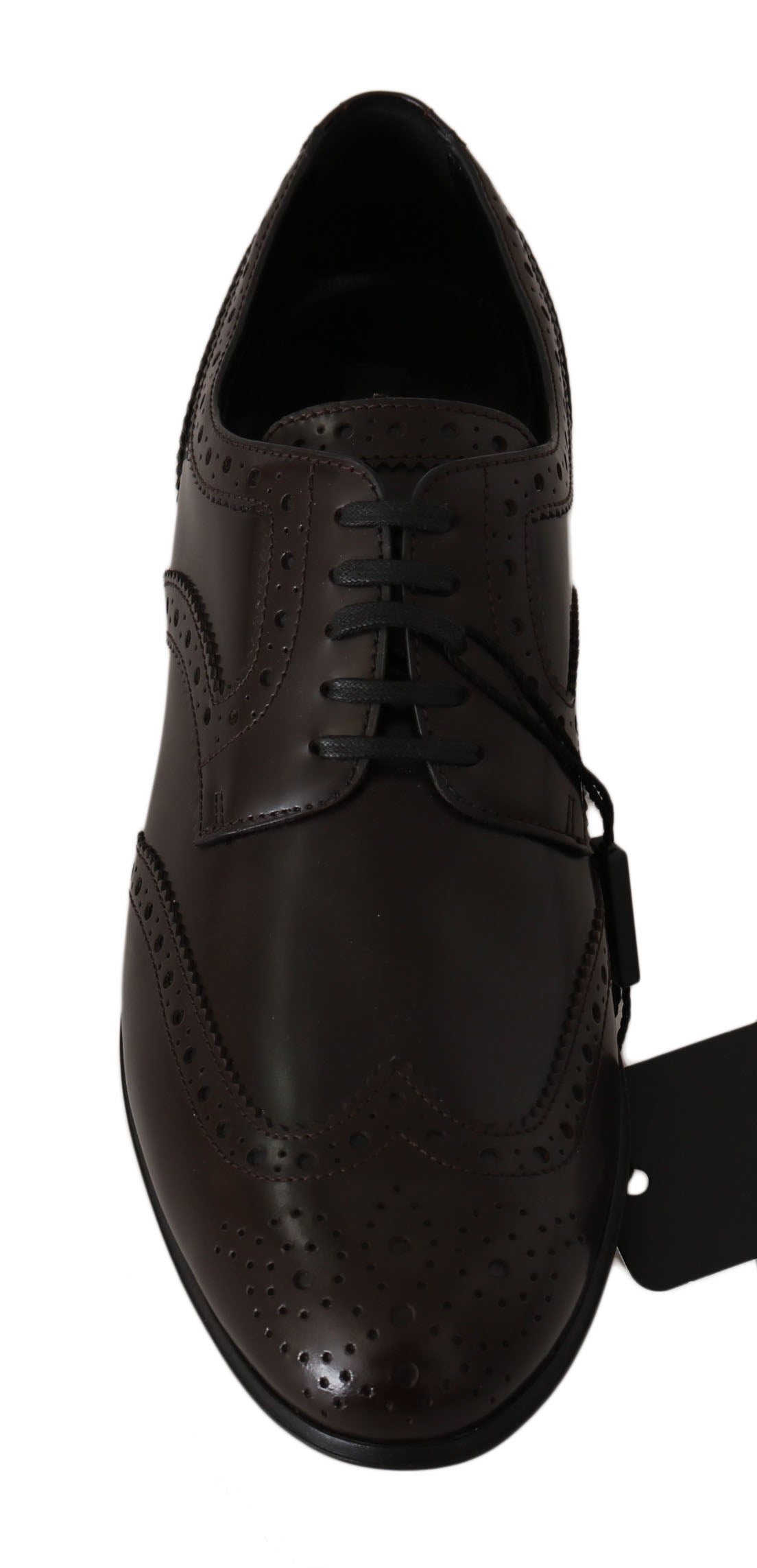 Bruine leren Broques Oxford Wingtip-schoenen