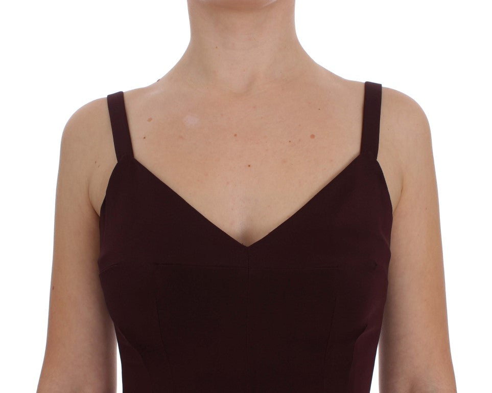 Bordeaux stretch lange manteljurk