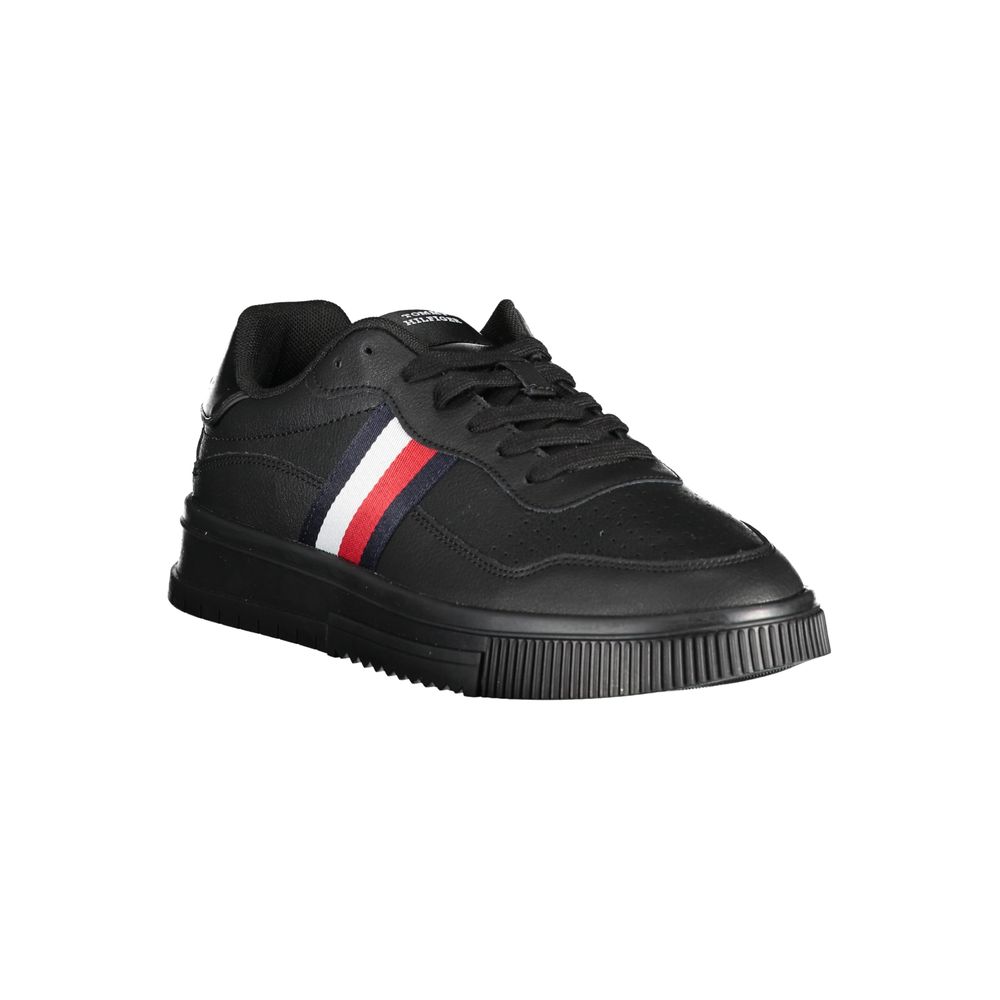 Zwarte polyester sneaker