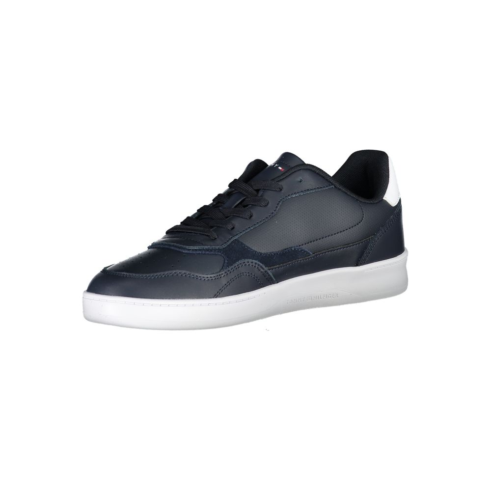 Blauwe polyester sneaker