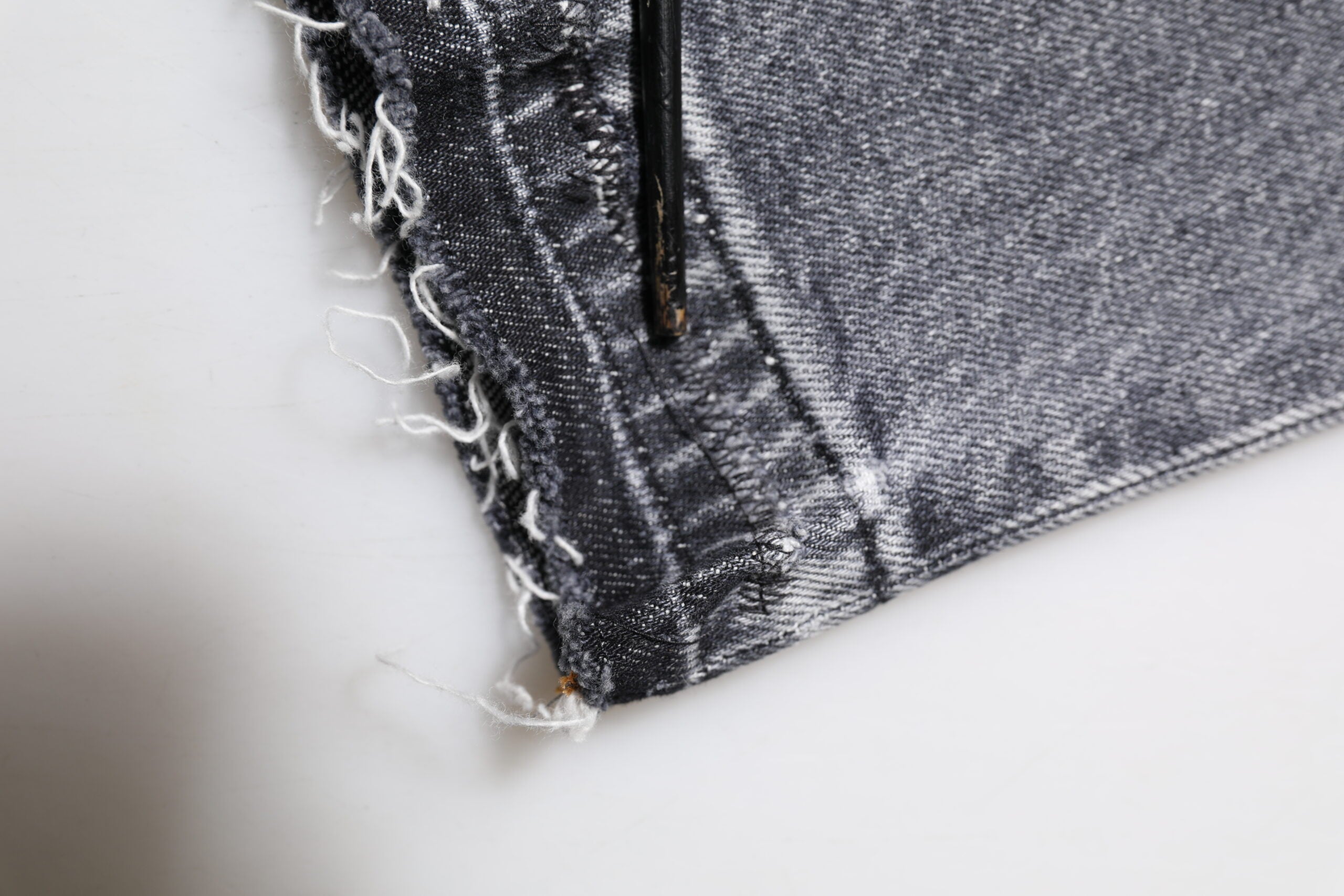 Grijze katoenen skinny denim broekjeans