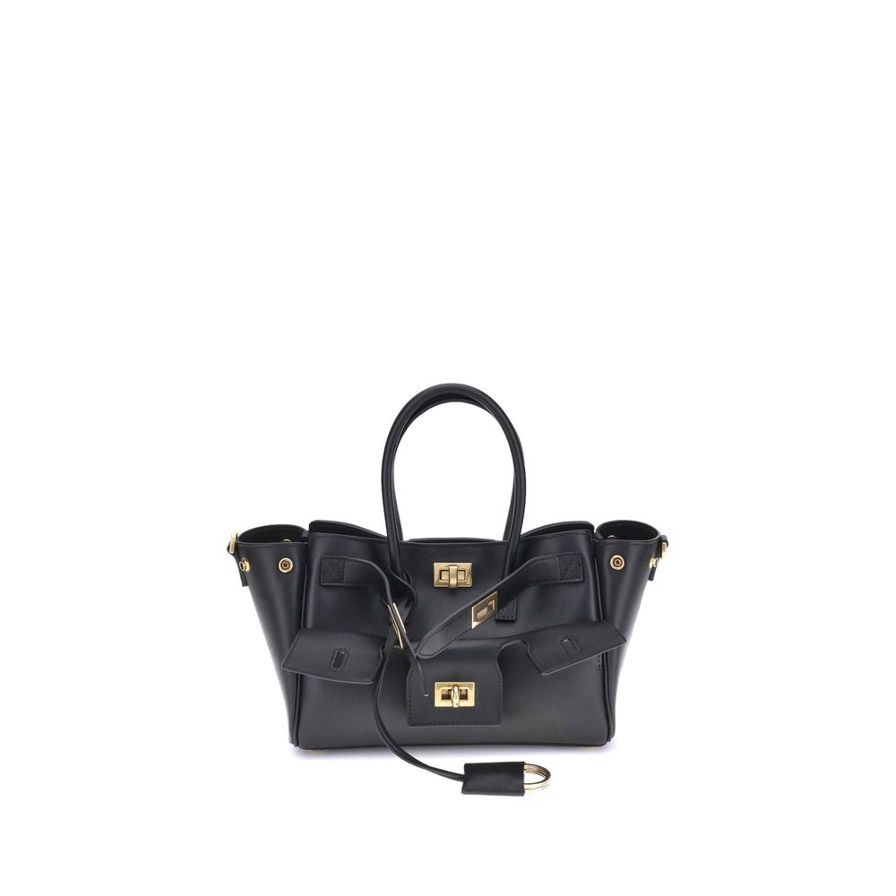 Black Calf Leather Bos Taurus Handbag