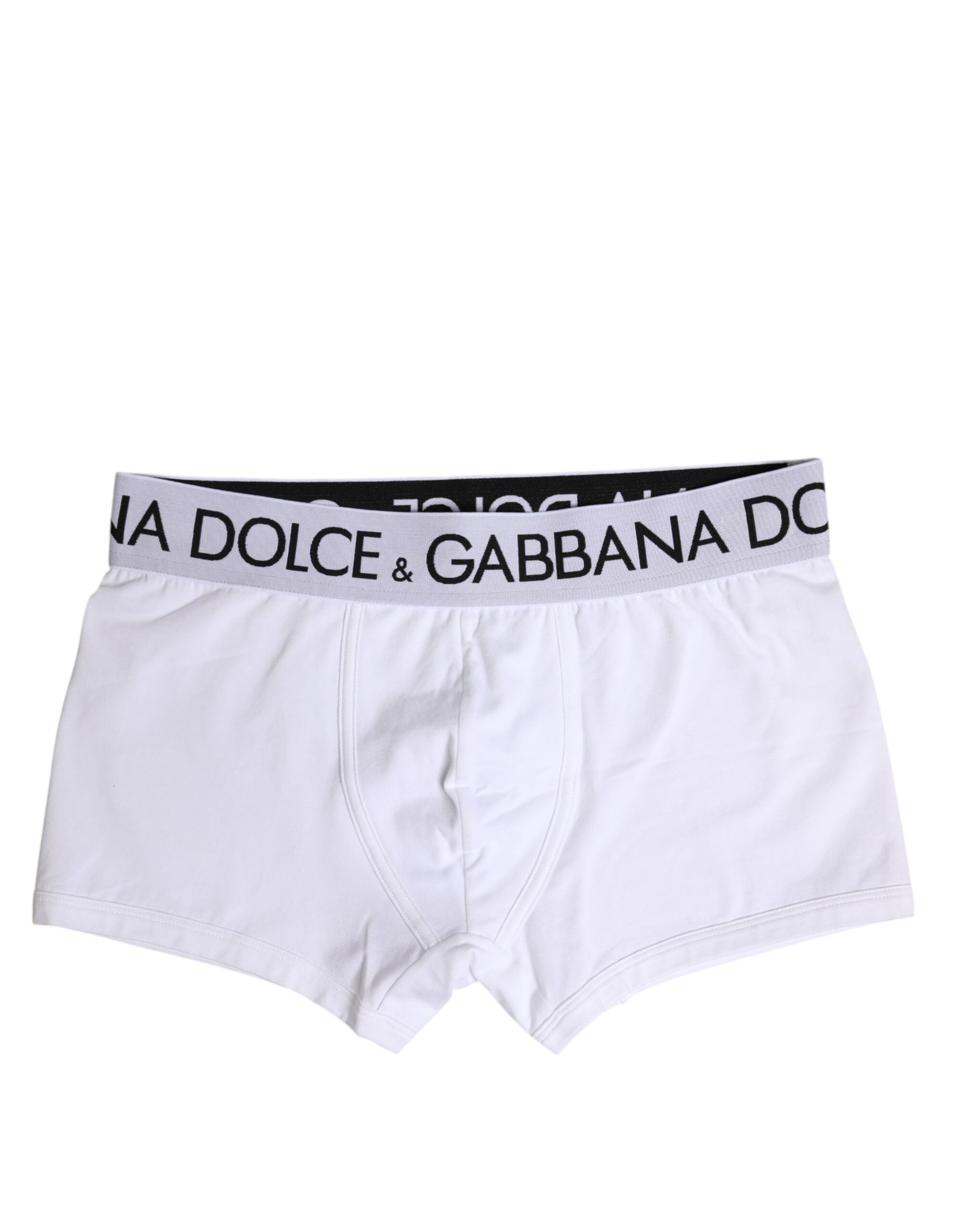 White Cotton Stretch Regular Boxer Underwear