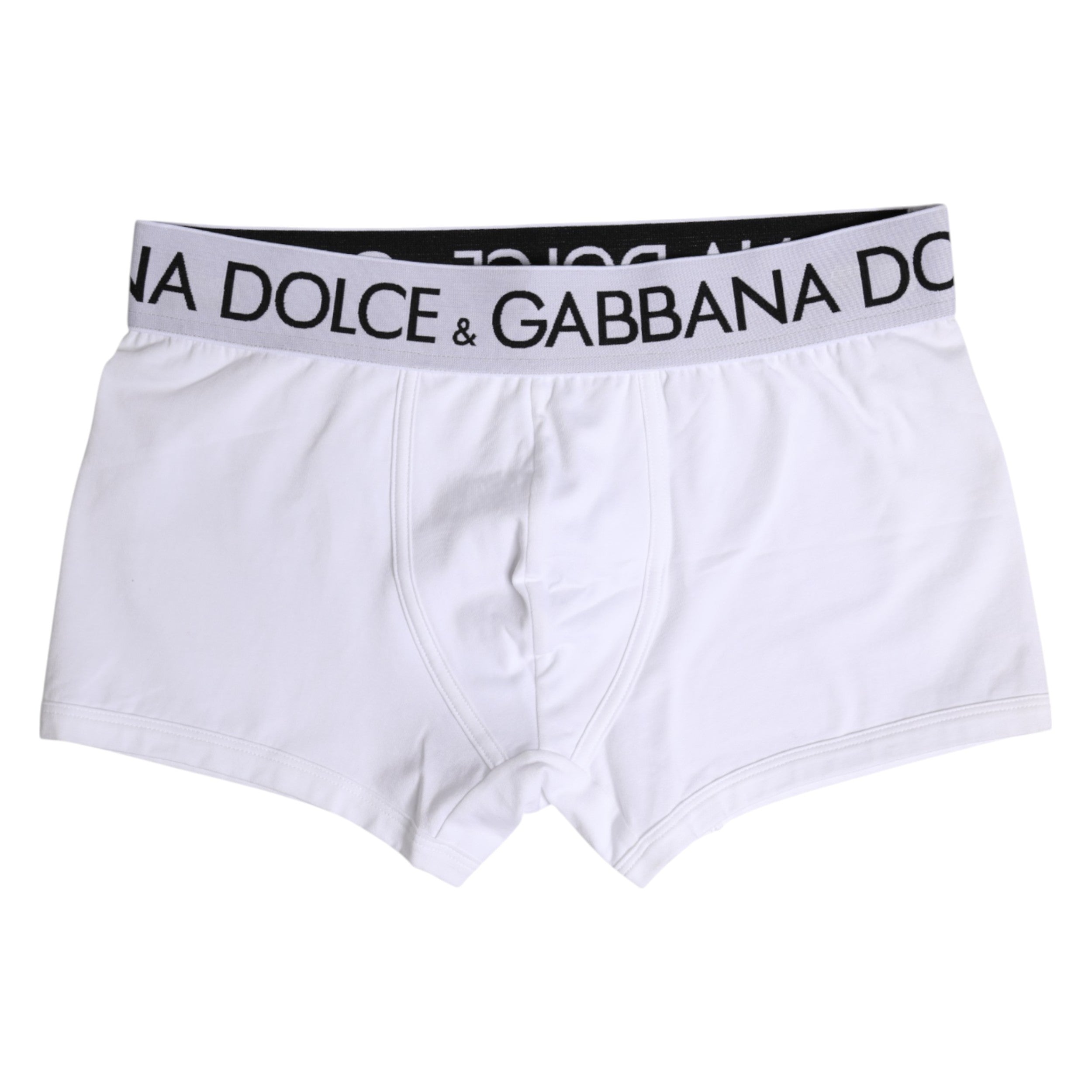 White Cotton Stretch Regular Boxer Underwear