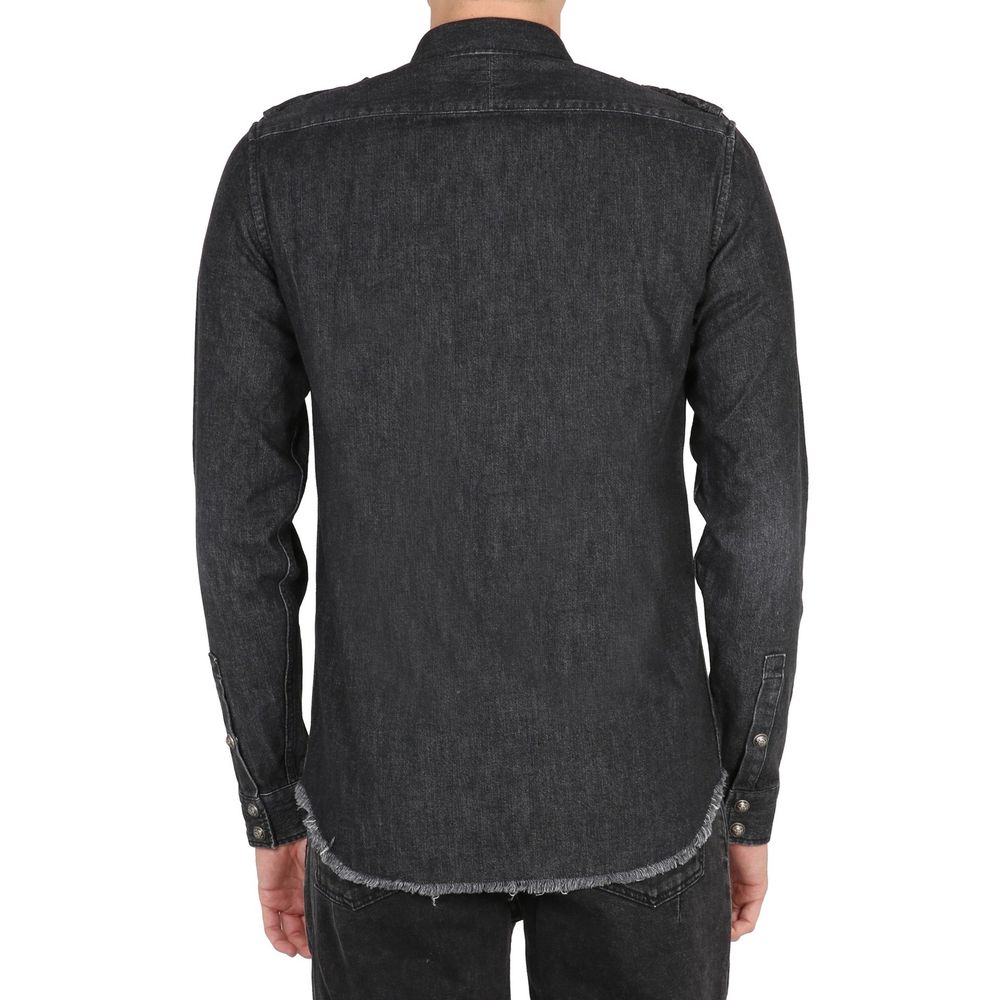 Katoenen denim overhemd