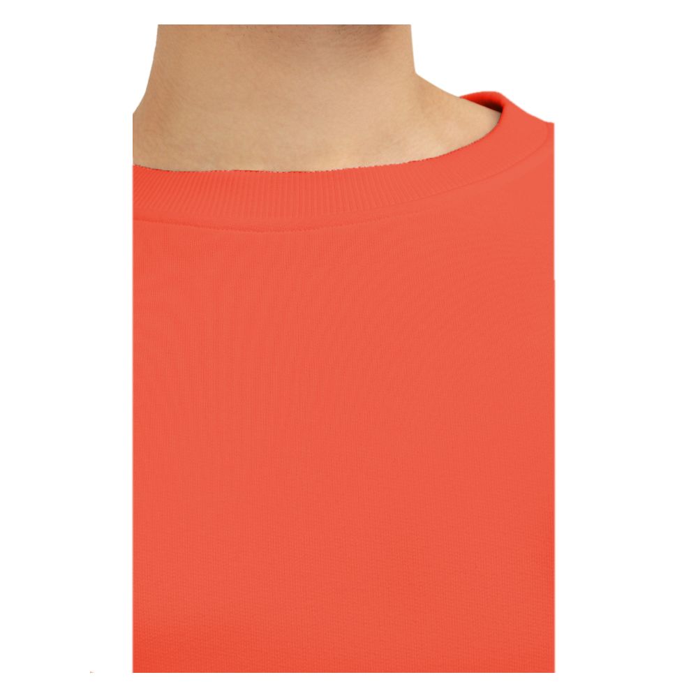 Oranje katoenen herentrui