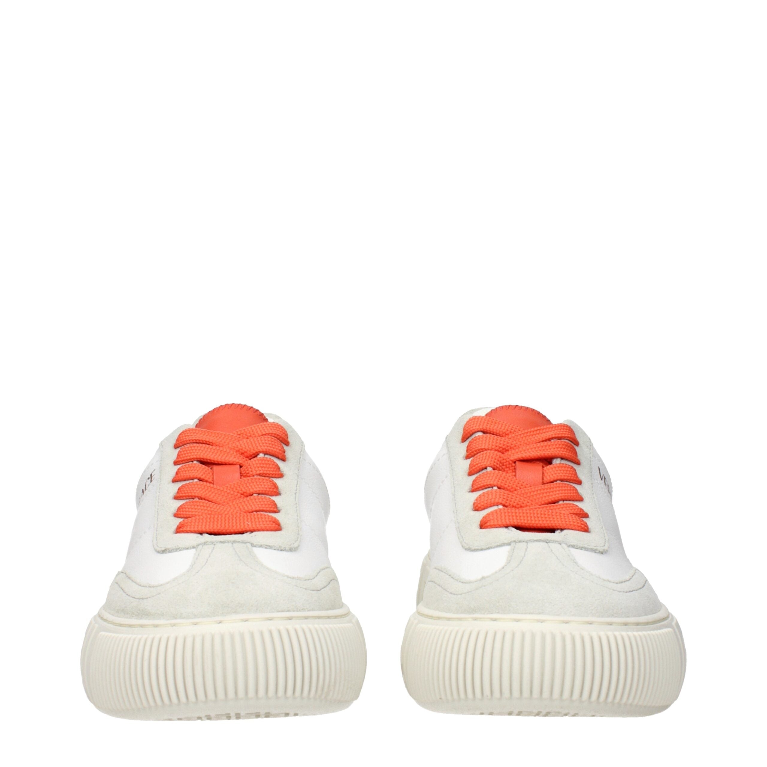 Witte leren sneakers
