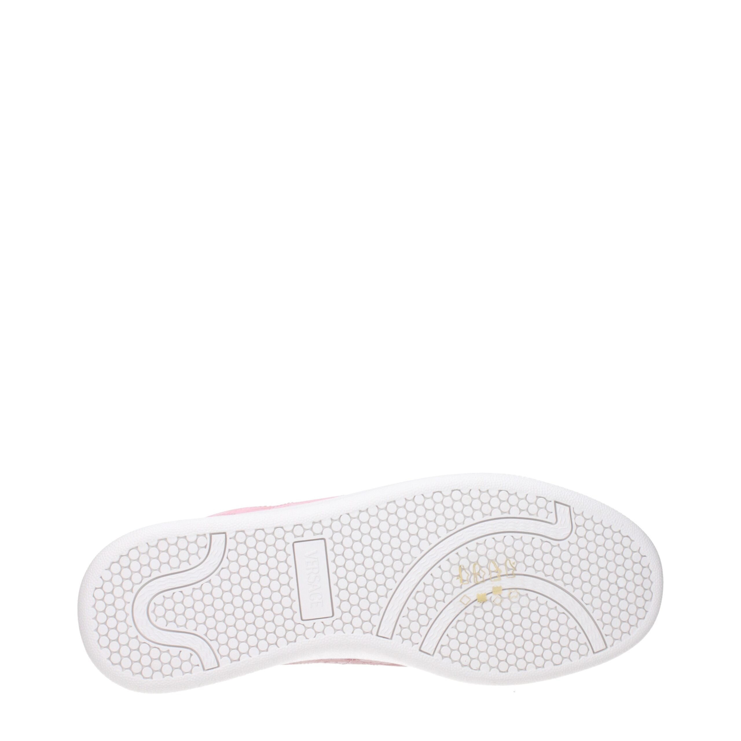 Roze leren sneakers