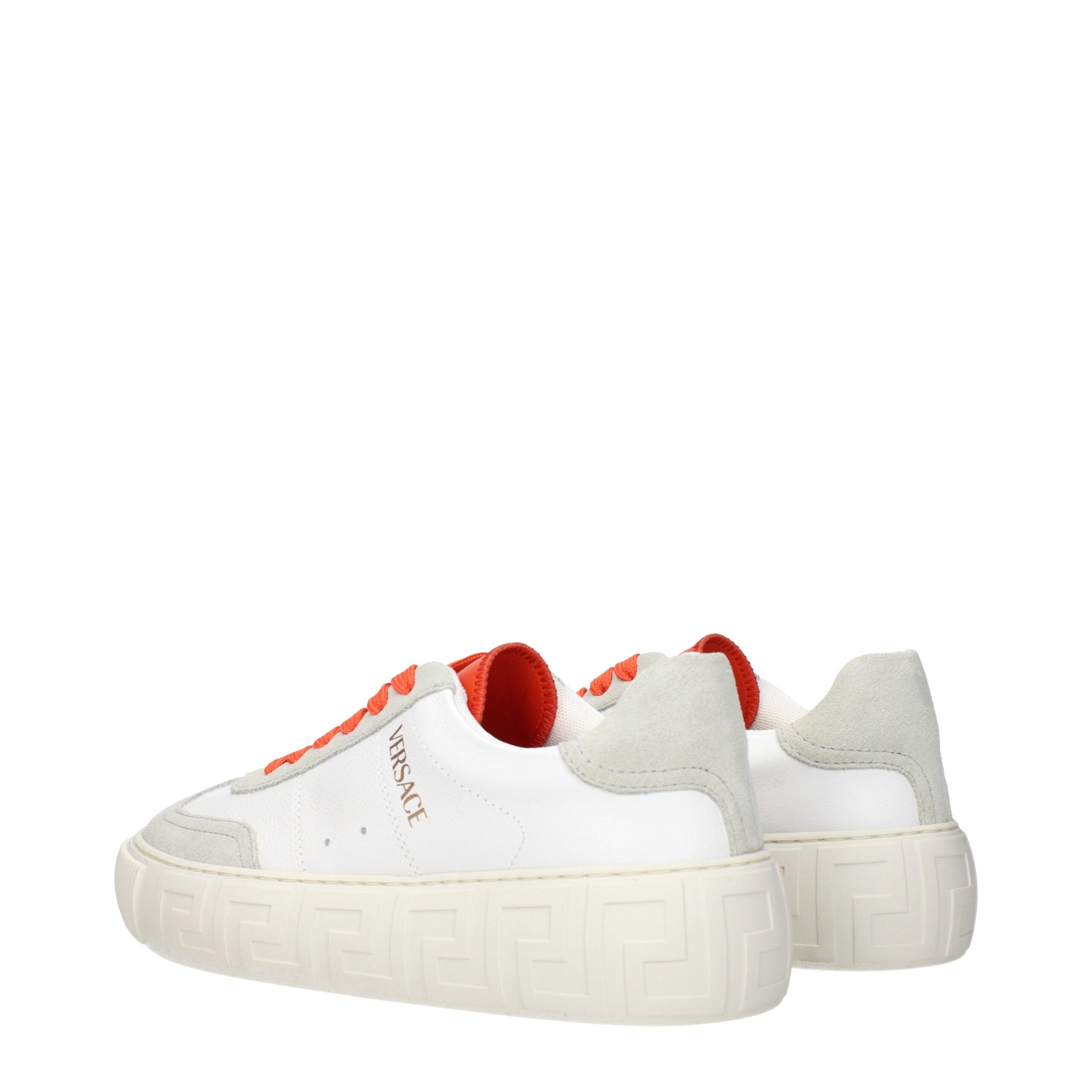 Witte leren sneakers