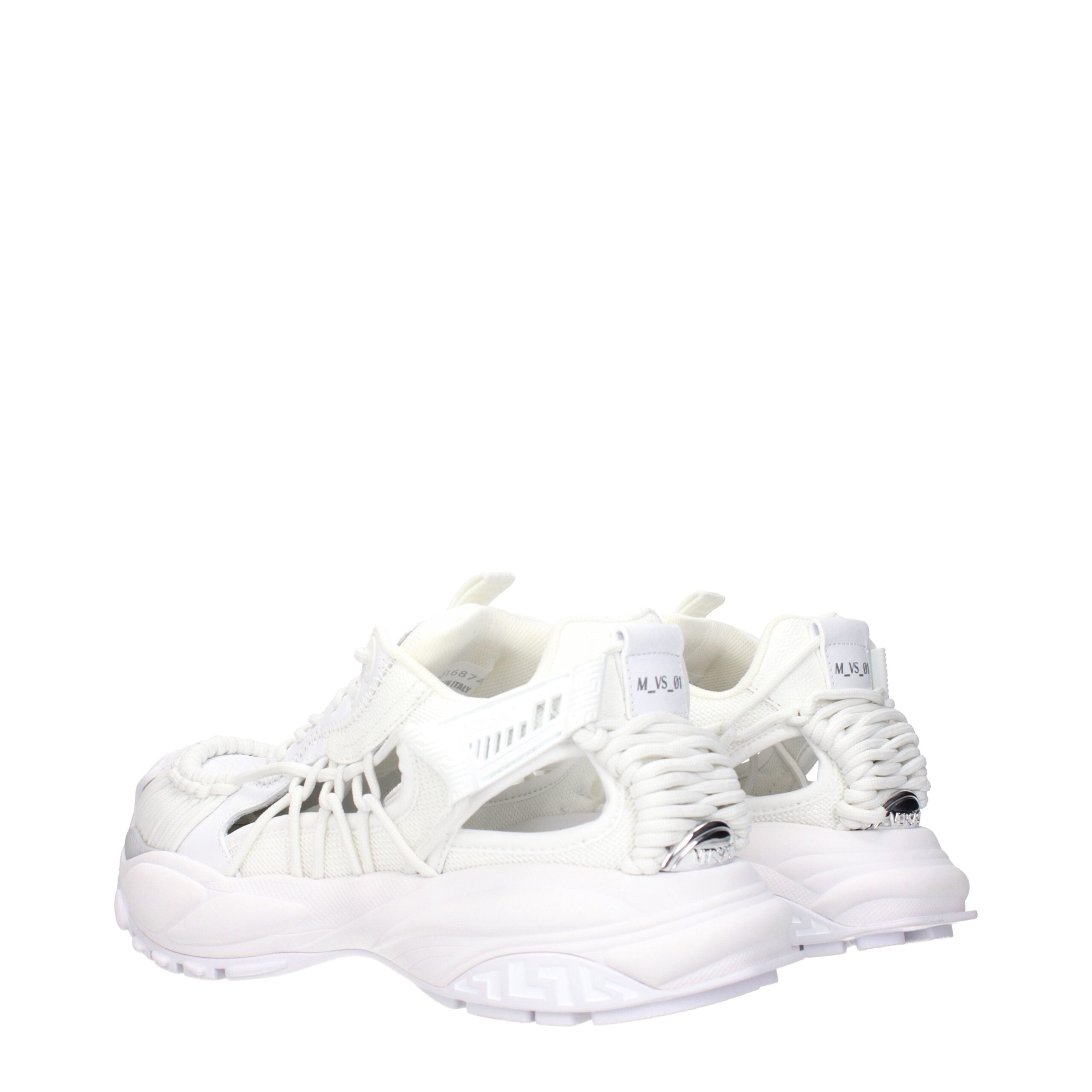 Witte leren lage schoenen