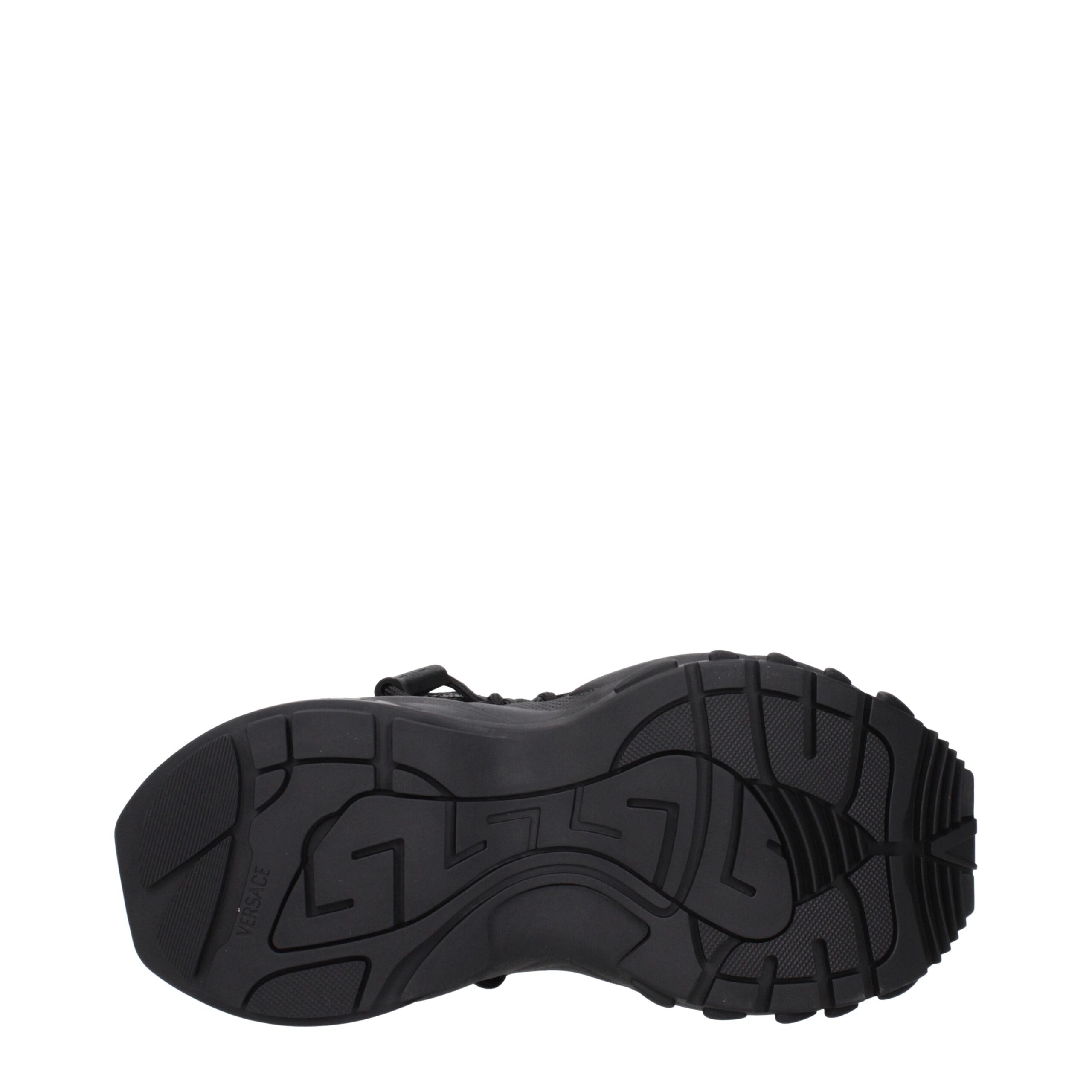 Zwarte leren sportschoenen