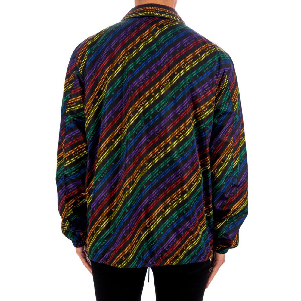 Regenboog ketting nylon jas