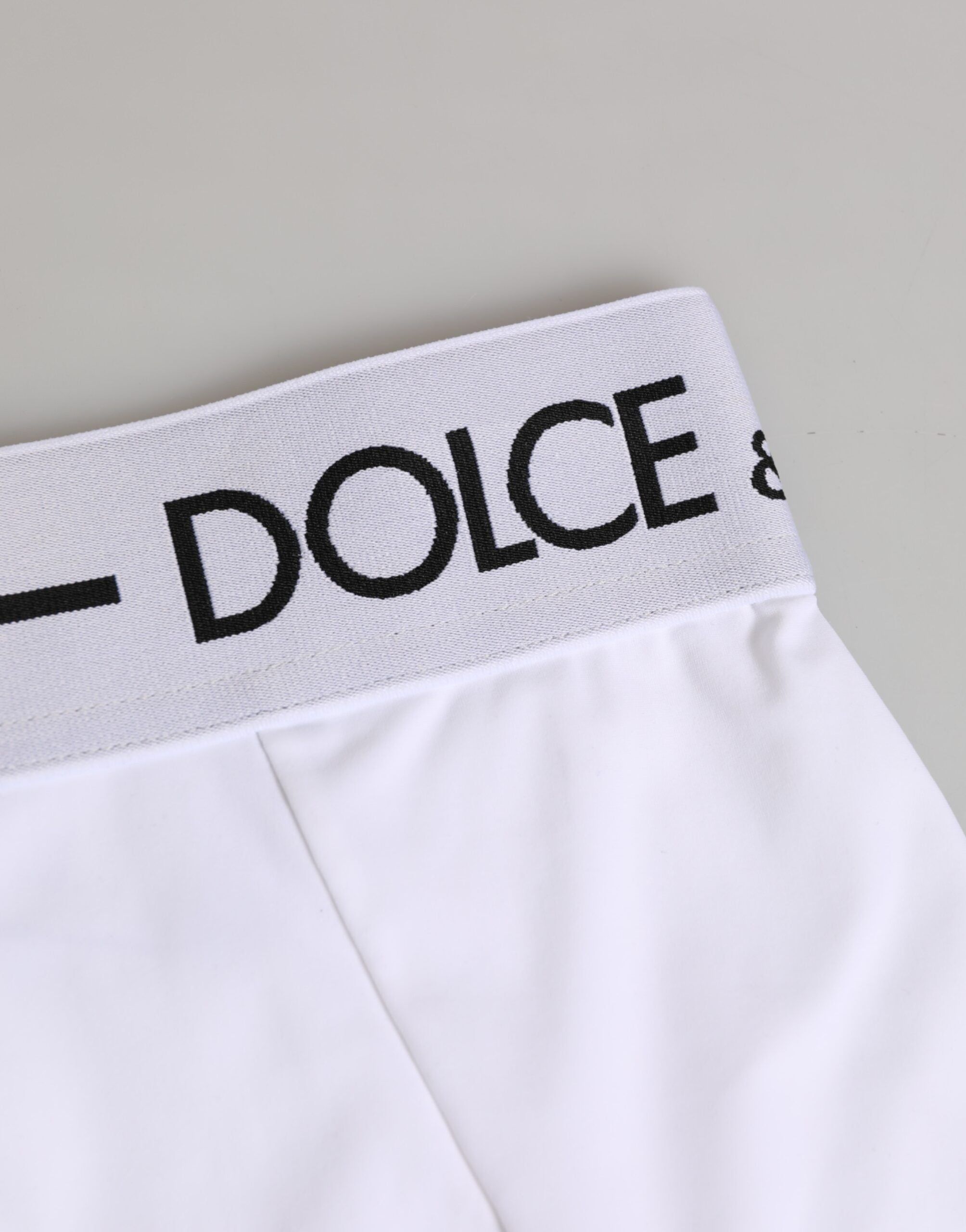 White Nylon Logo Waistband Coulotte Underwear