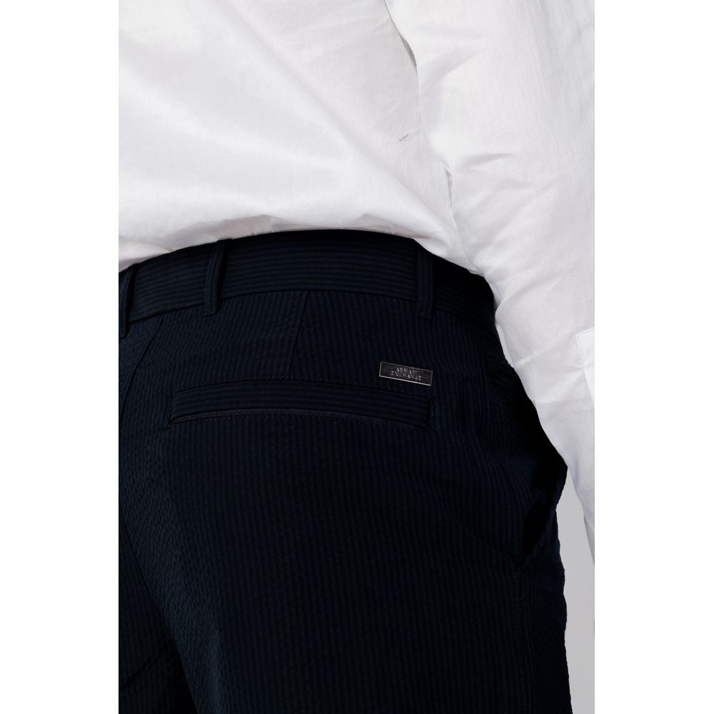 Blauwe katoenen broek