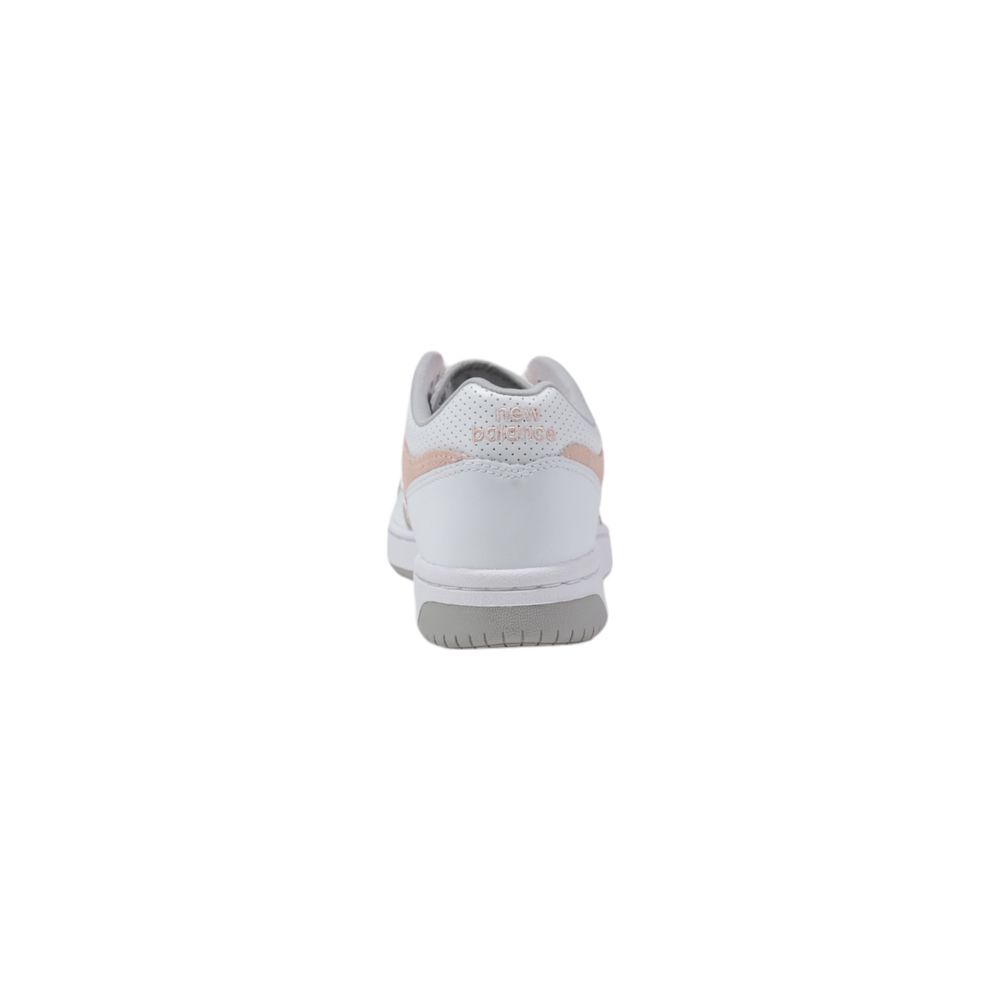 Roze leren sneaker