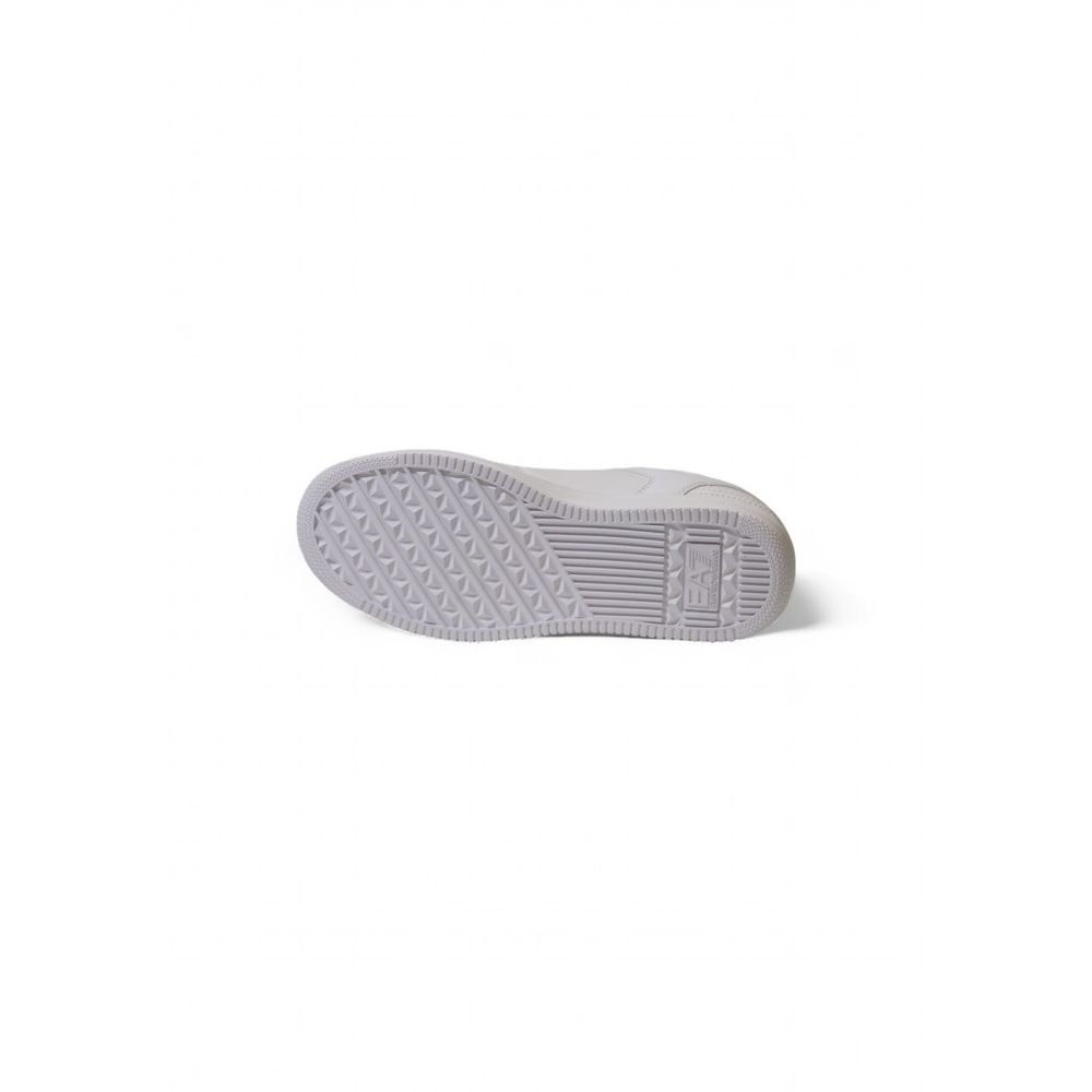 Witte polyester sneaker