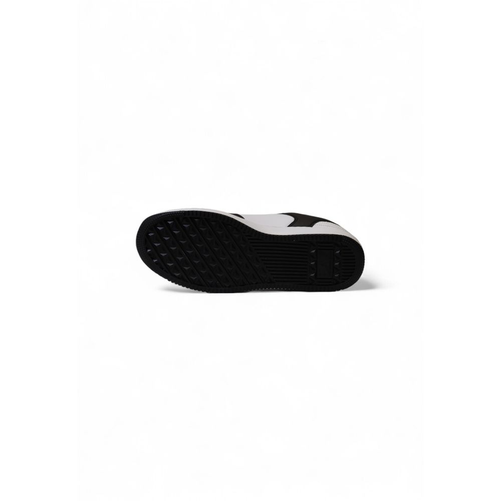 Zwart-witte polyester sneaker