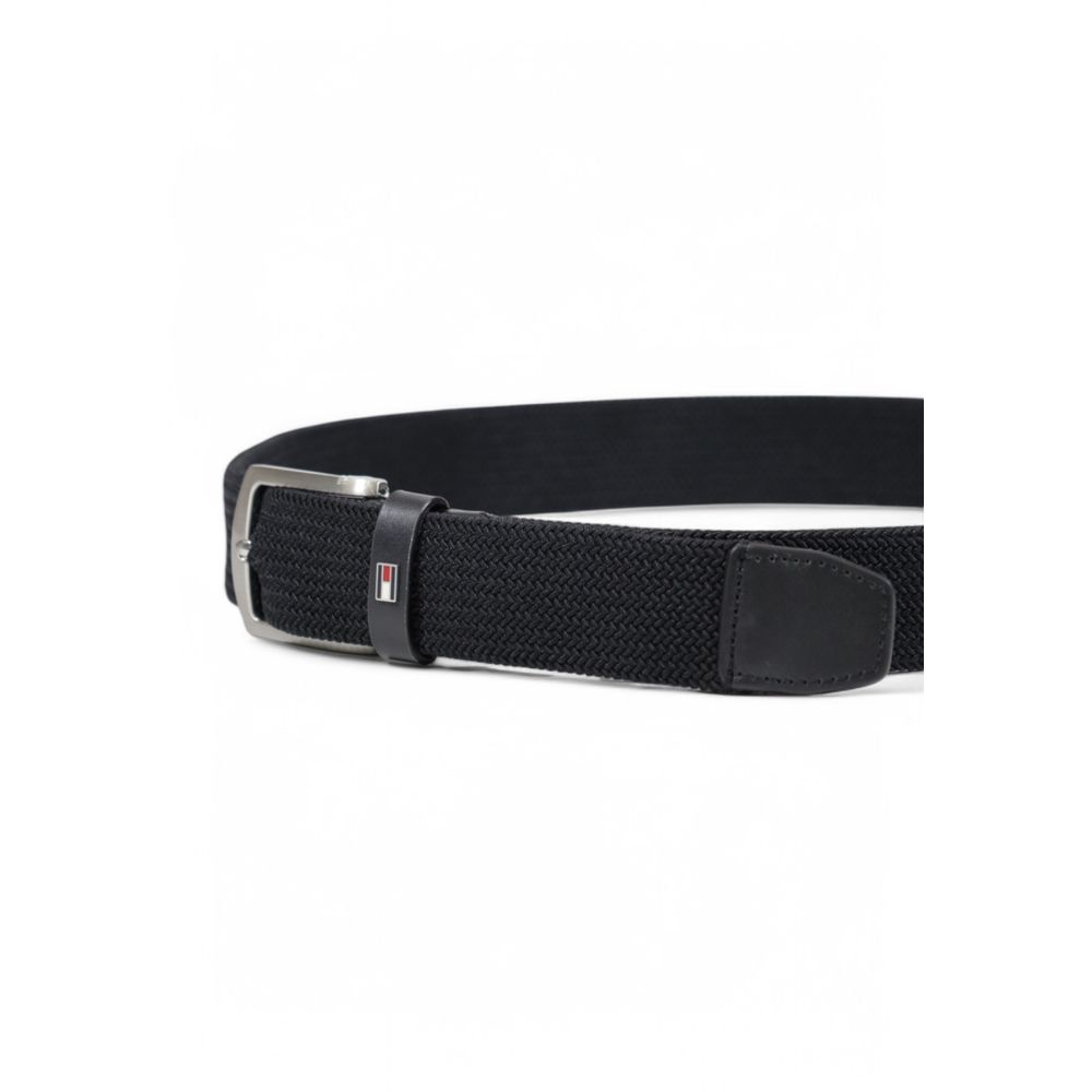 Zwarte riem van gerecycled polyester