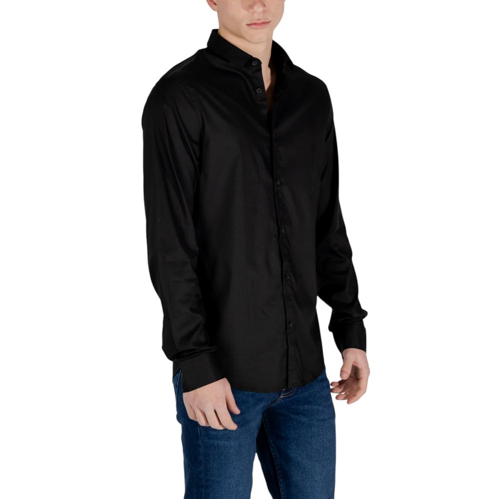 Zwart Lyocell-shirt