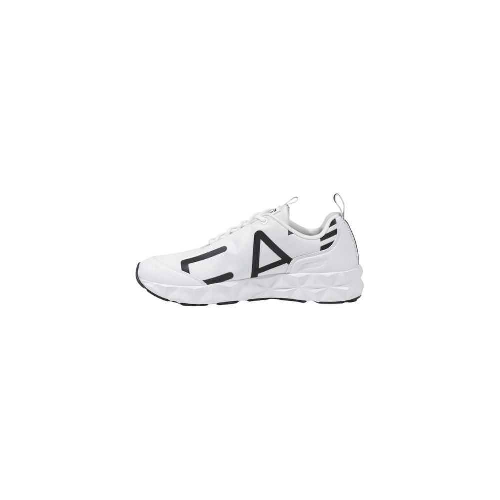 Zwart-witte polyester sneaker