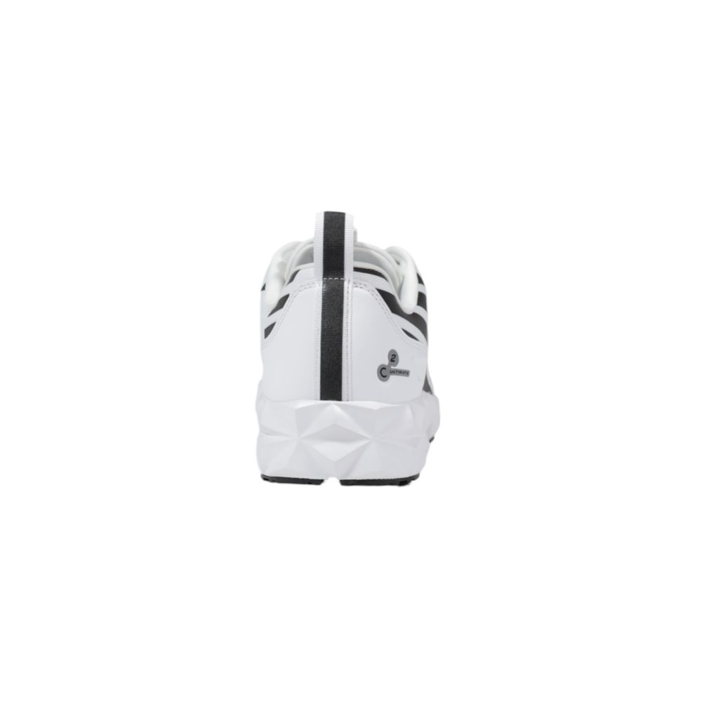 Zwart-witte polyester sneaker
