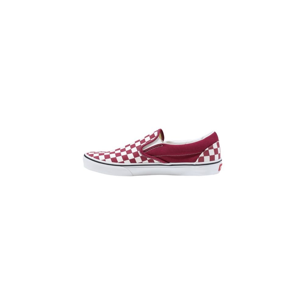 Rode stoffen sneaker