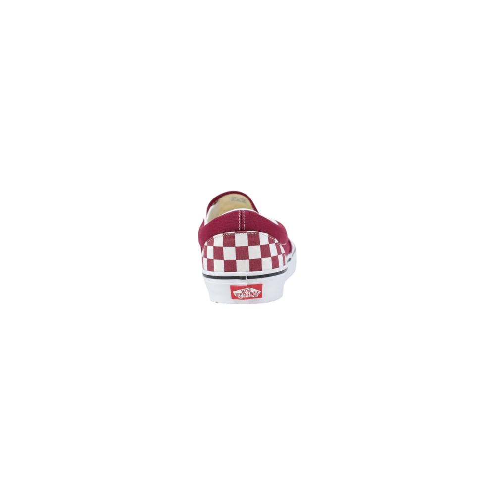 Rode stoffen sneaker