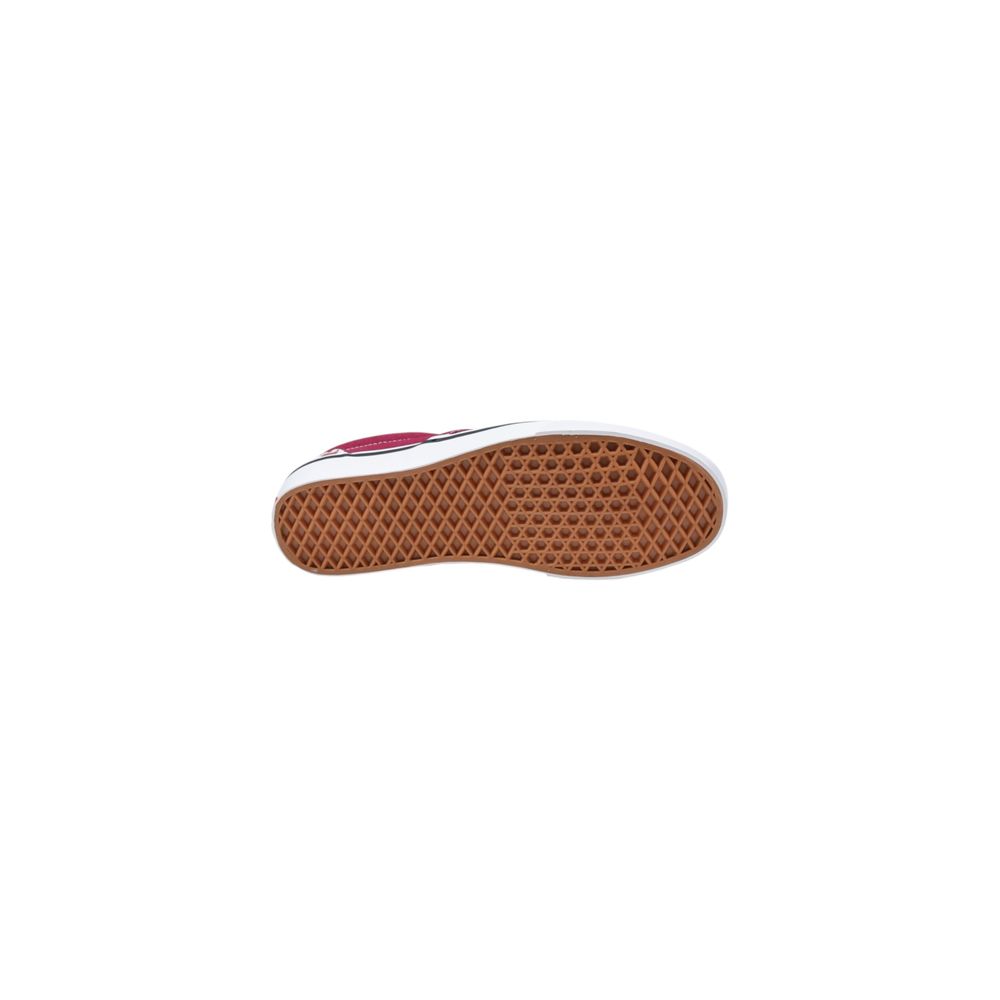 Rode stoffen sneaker