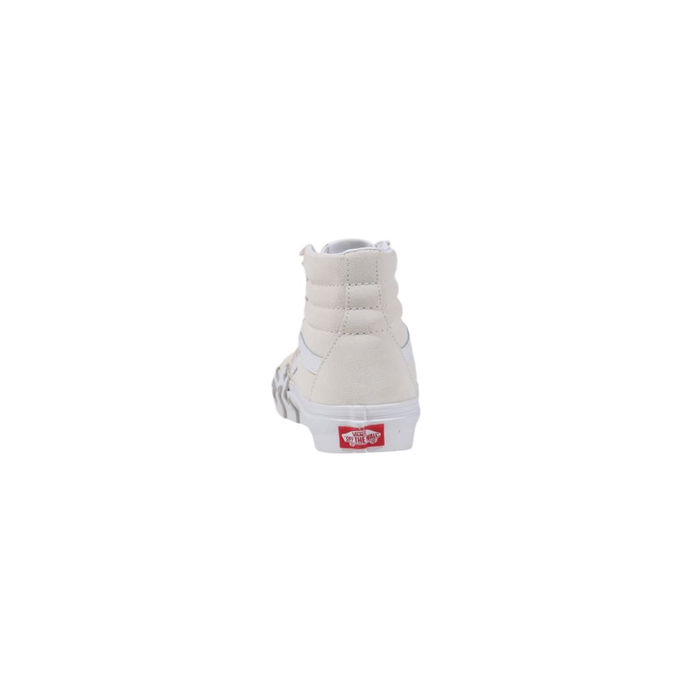 Witte suède leren sneaker