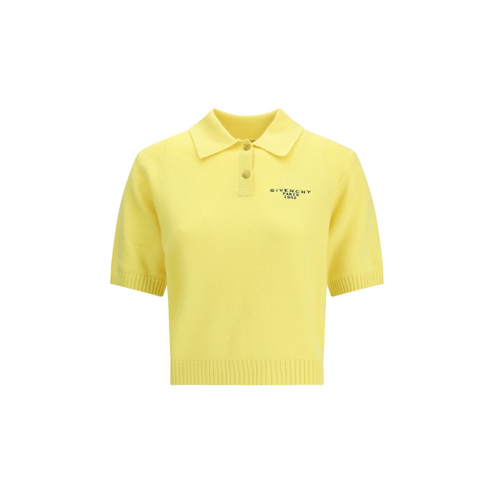 Bicolor Wool Polo Shirt
