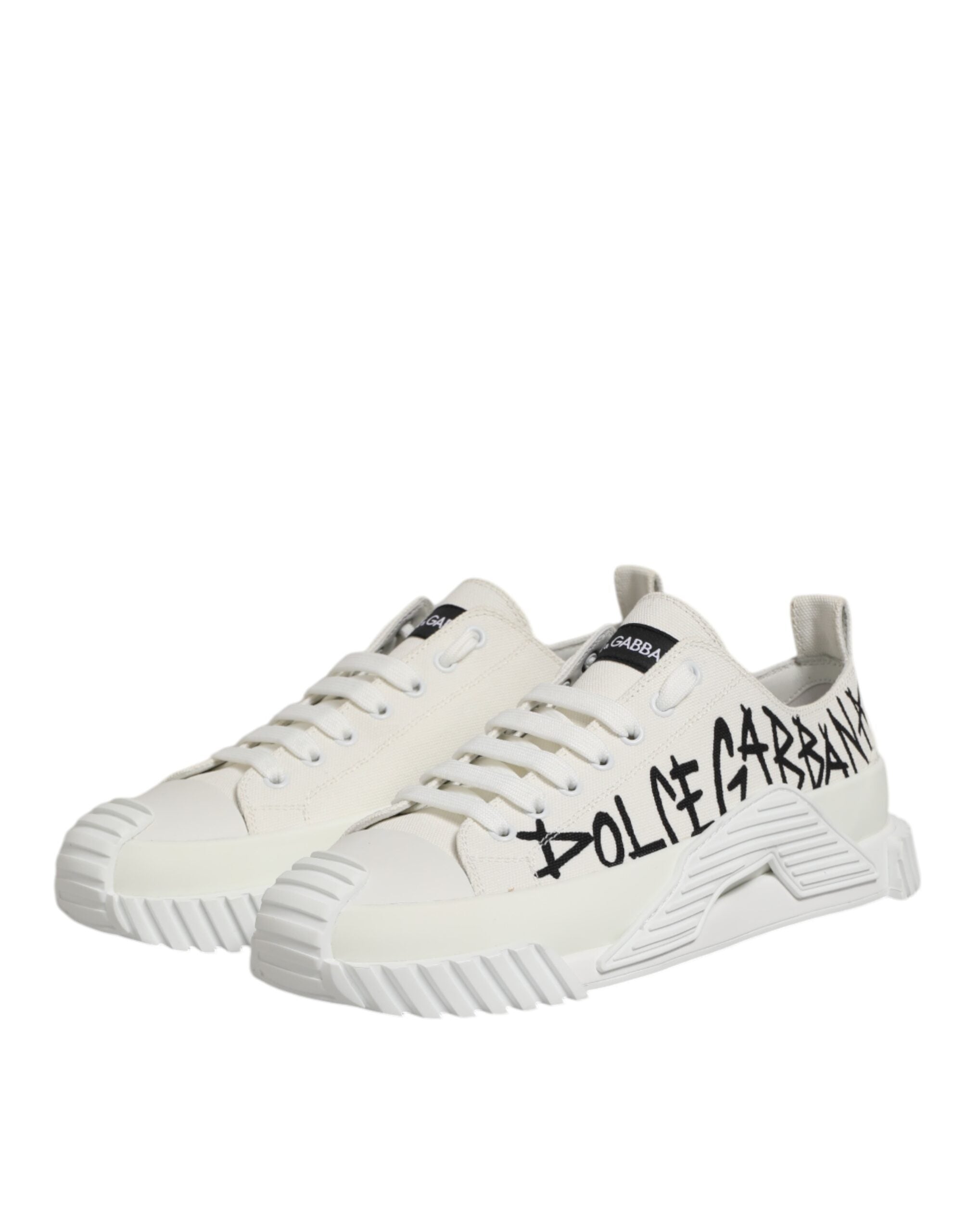 White Cotton NS1 Low Top Sneaker Shoes