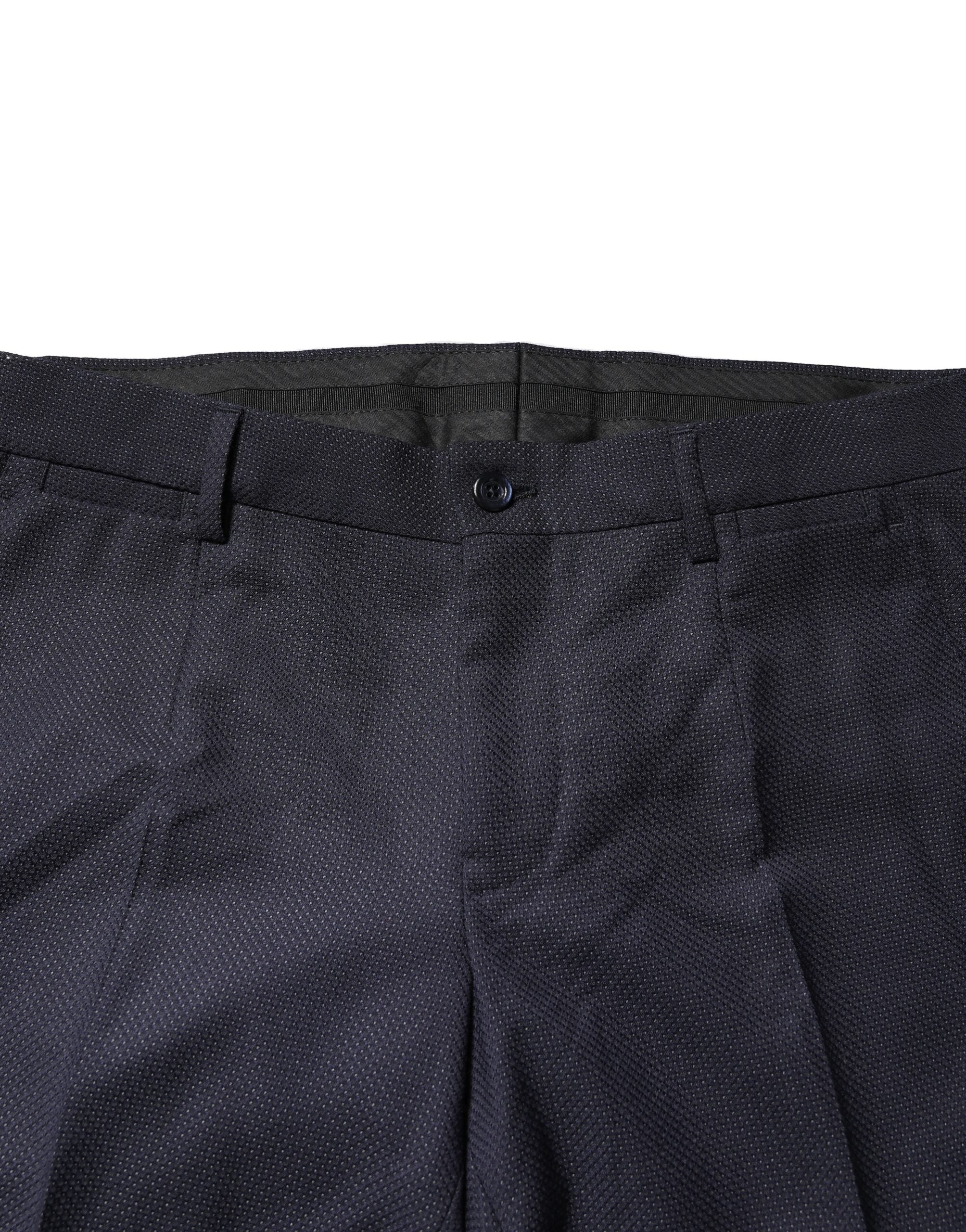 Gray Wool Formal Dress Men Trousers Pants