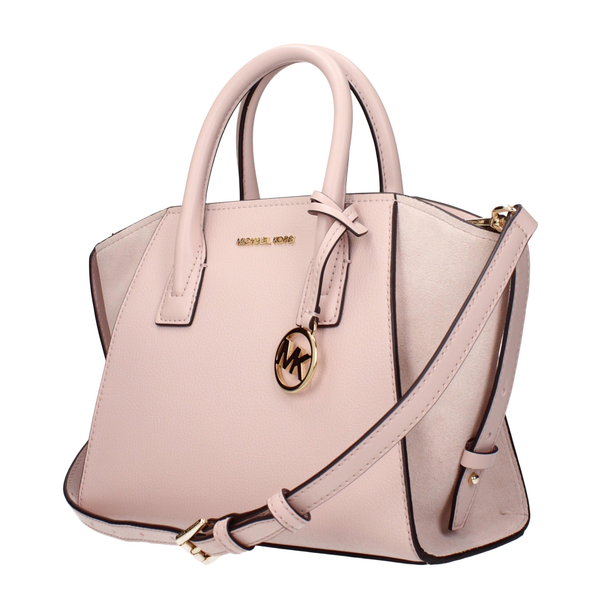 Pink Leather Handbag