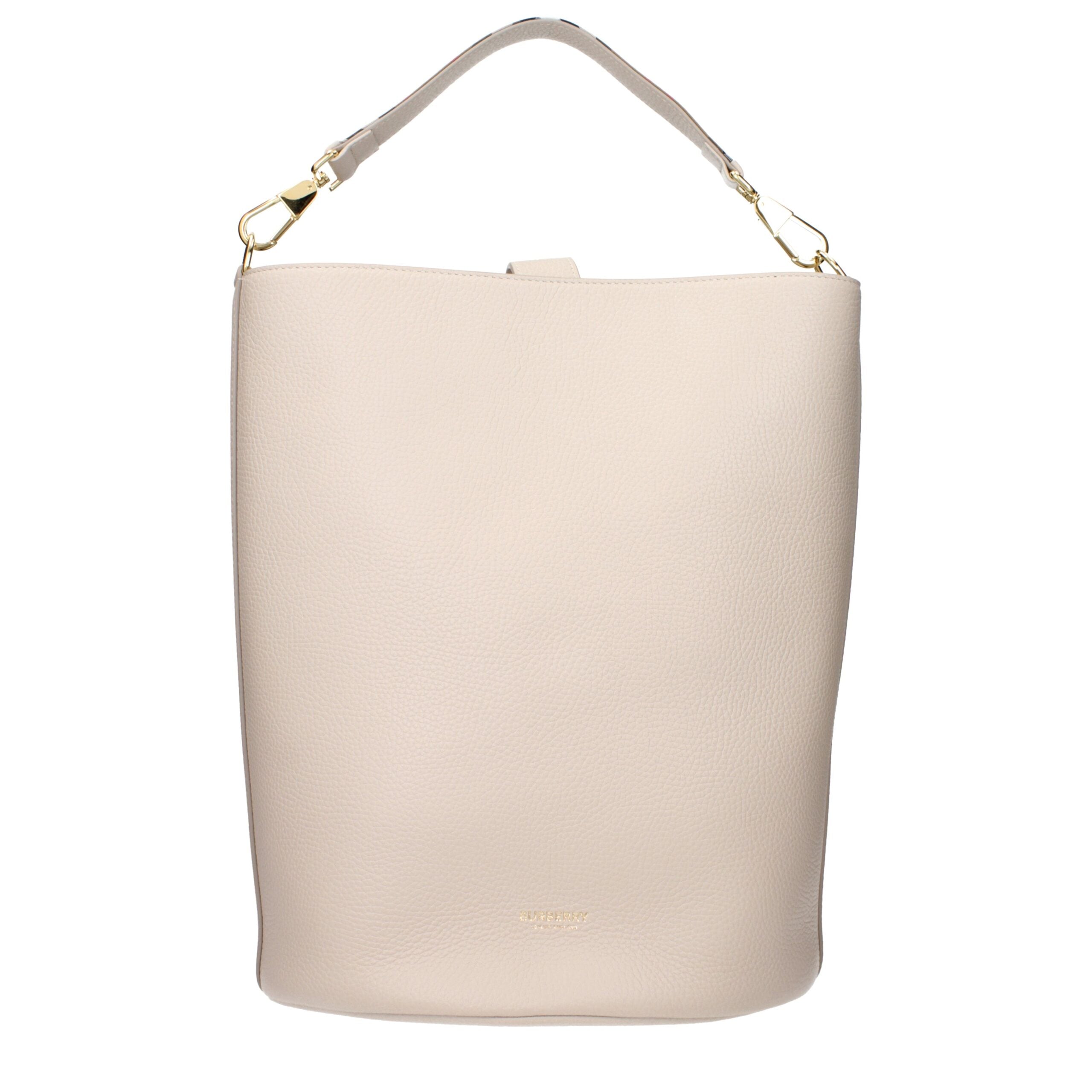 Beige Leather Handbag