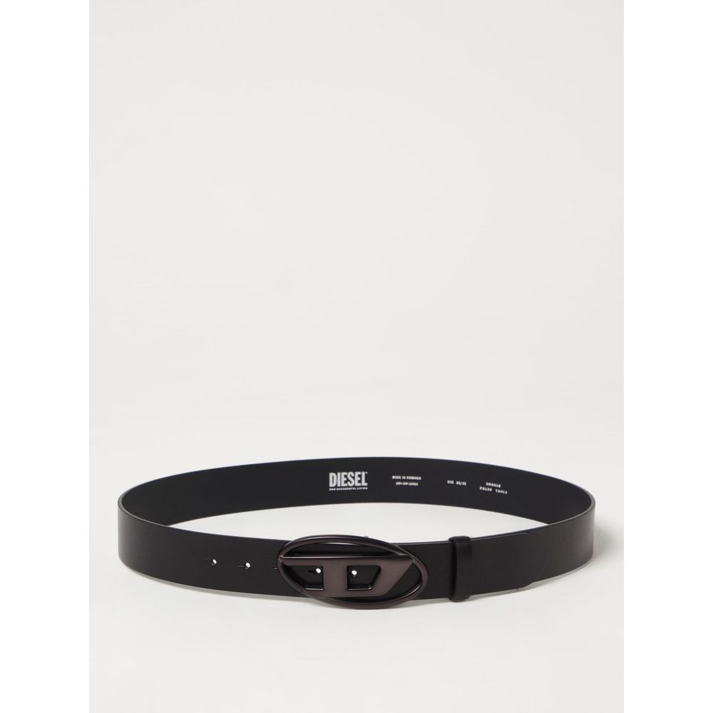 Black Leather Regular Belt