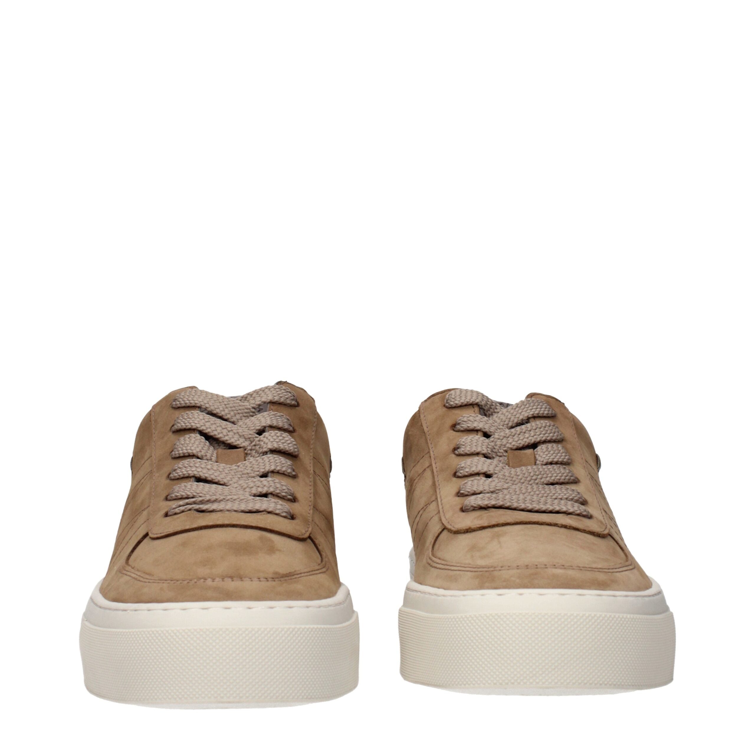 Brown Leather Sneakers