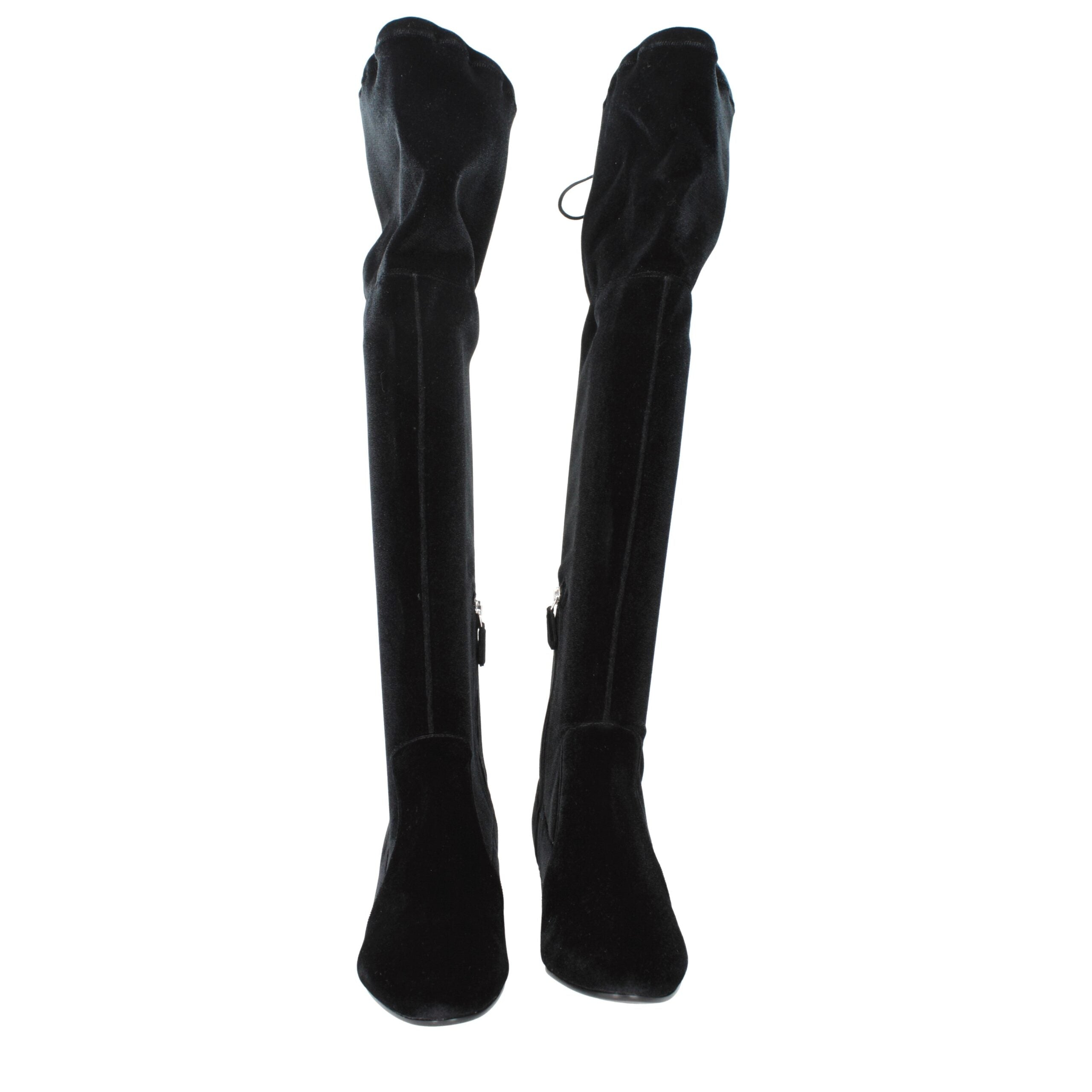 Black Velvet Over The Knee