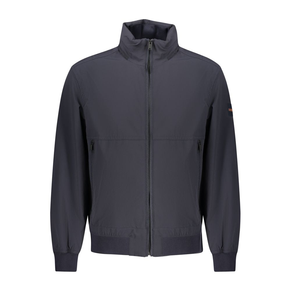 Blu Poliammide Men Jacket
