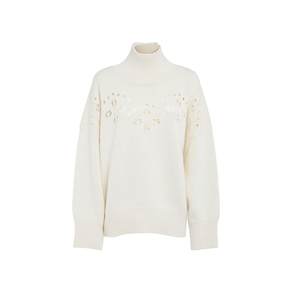 White Wool Sweatshirt